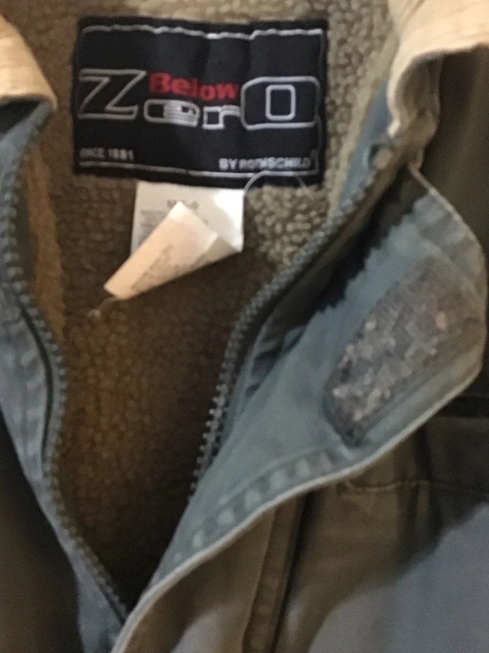 Rothschild Olive Green Kids Jacket with Tan Collar